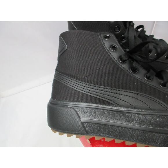 Puma Kaia Mid Womens Size 8.5 Black Platform Sneakers Shoes 384108-01 - Picture 9 of 16